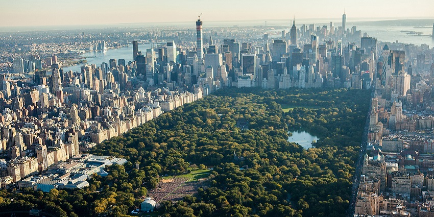 Expansive urban park offering nature trails and recreational activities, featured in United States travel guide.