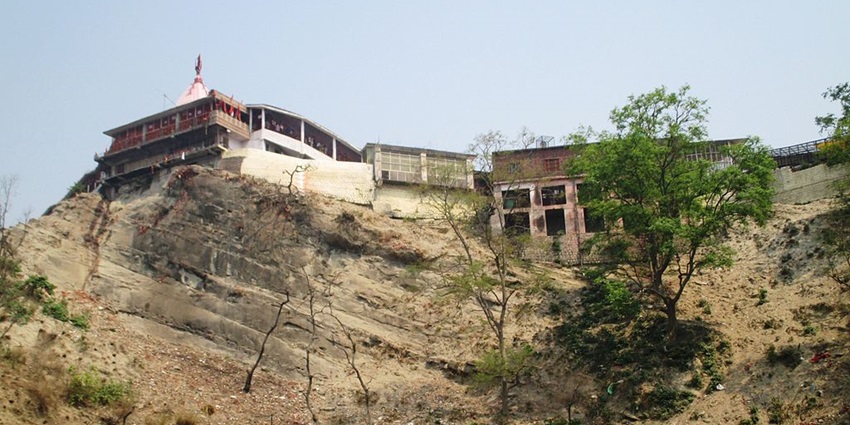 Image of Chandi Devi Temple, Haridwar on a hill top - places to visit in Haridwar