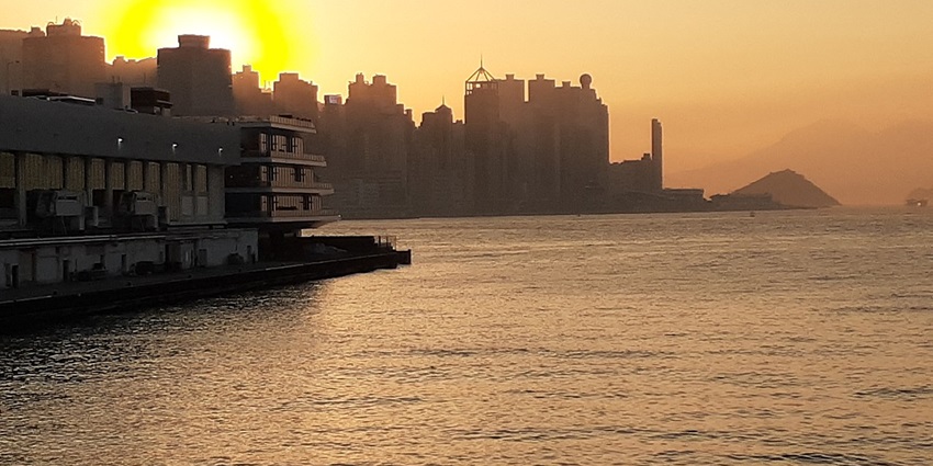 Image of beautiful The Sunset At Tsim Sha Tsui - make a romantic evening