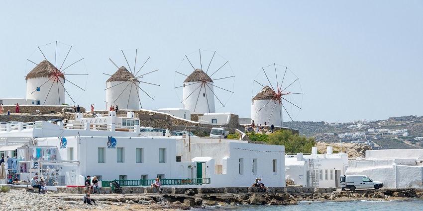 Seeing these windmills is one of the best things to do in Mykonos in November.