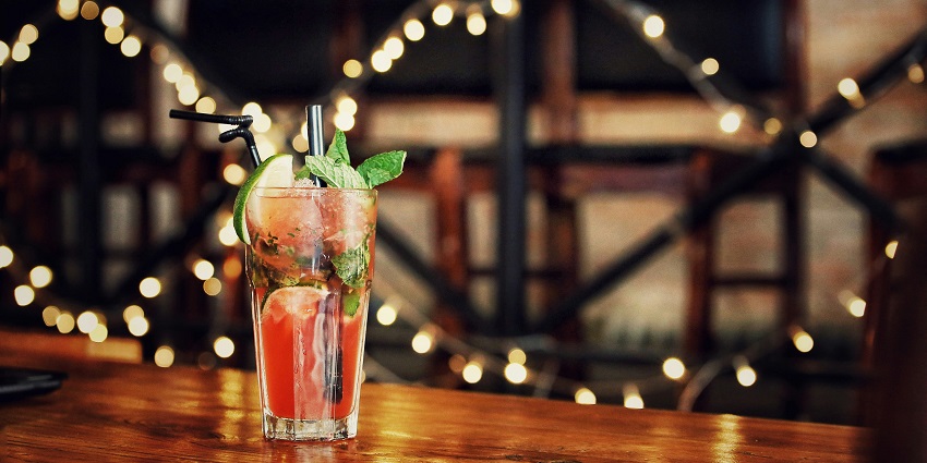 a cozy corner of Barrio Central Cafe Bar to experience Medellin Colombia nightlife