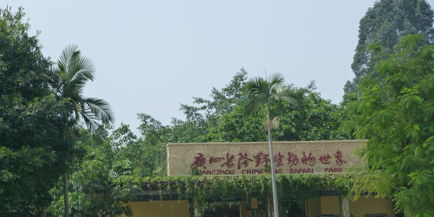 The entrance of the Wildlife Park in Guangzhou, is a must-visit in every Guangzhou city guide.