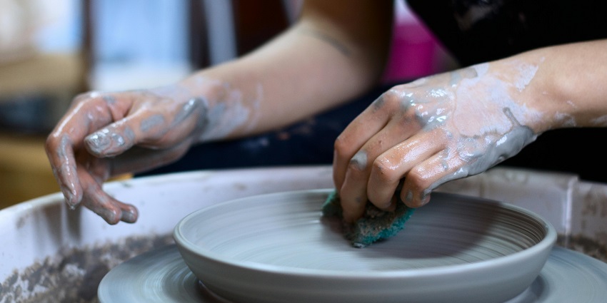 Give yourself a chance at pottery with the local artisans at chinhat - places to visit near Lucknow within 100 km