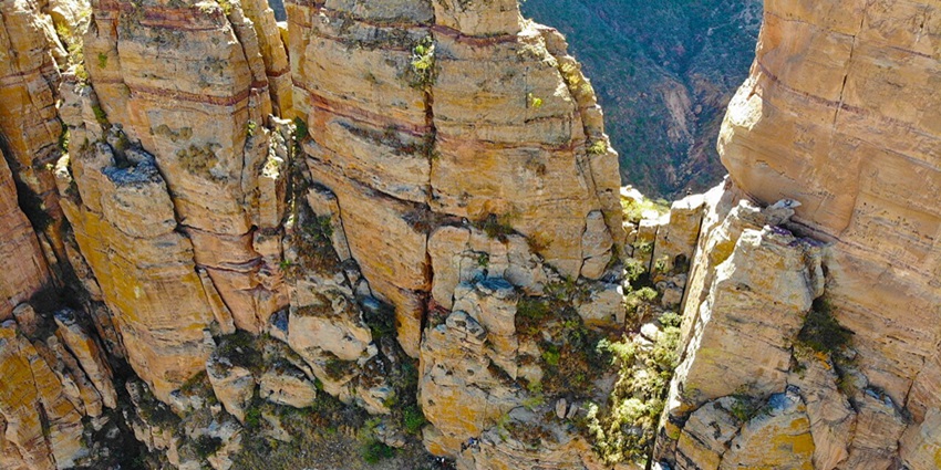 Scenic view of the Abuna Yemata Guh rocky ranges, one of the famous spots for trekking.