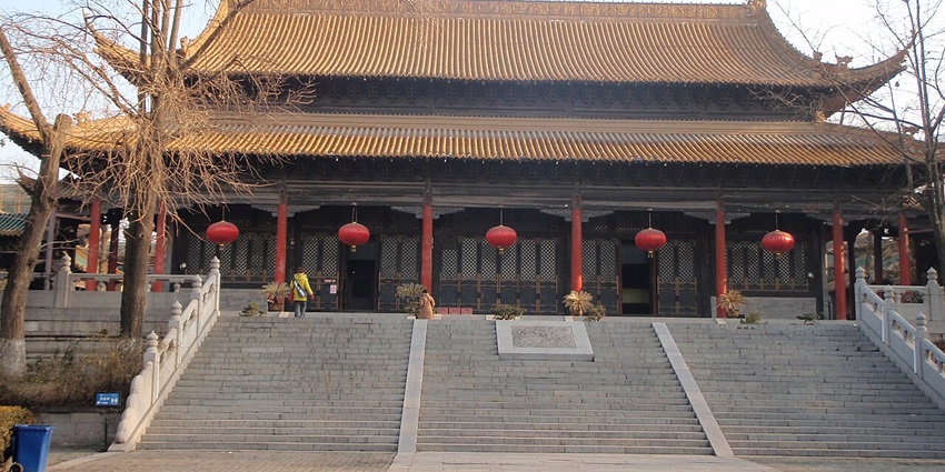 Beautiful image of the iconic Confucius Temple in China