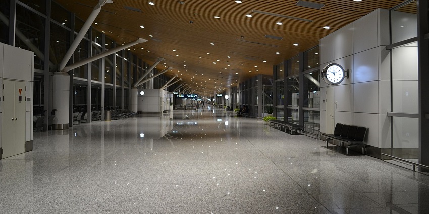 An image of an airport which looks similar to Corvallis Municipal Airport, a major airport in Oregon