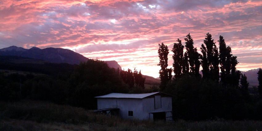 Mesmerizing sunset view of Coyhaique, a place to visit near Marble Caves