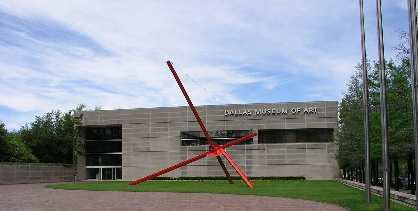 View of the Dallas Museum of Art showcasing its modern architecture and vibrant atmosphere.