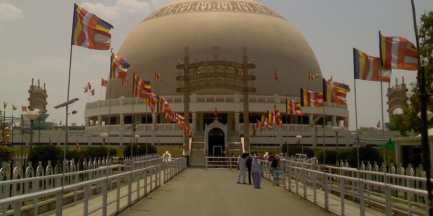 Snapshot of the beautiful Buddhist site in Nagpur Maharashtra, India