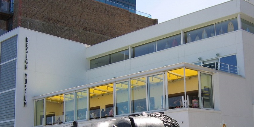An image of the Design Museum, a famous tourist destination in England.