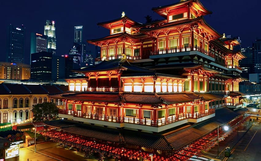Beautiful snapshot of the building in China
