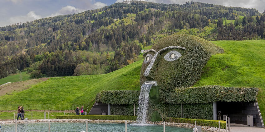 An image of Swarovski Crystal Worlds, featuring dazzling art installations as a unique experience.