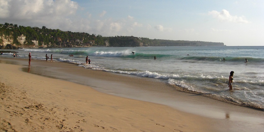 A picture of Dreamland Beach, which is a peaceful haven with soft sand and ocean views