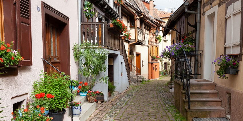 Eguisheim, a fairy-tale like place to visit in France in January for every traveller.