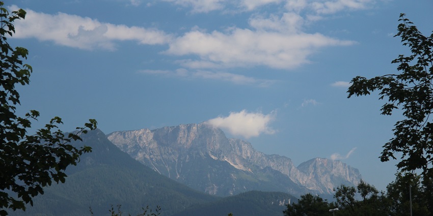 A picture of Untersberg Mountain, which offers some of the best adventures.