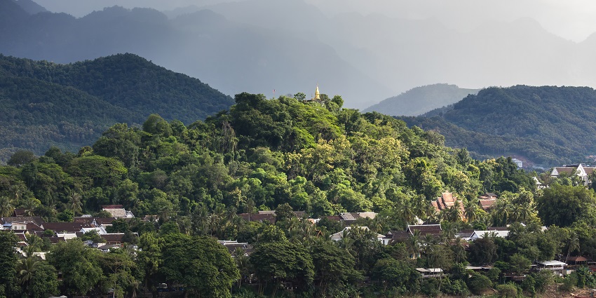 Enjoying at Mount Phousi is an amazing thing to do in Laos for a memorable trip.
