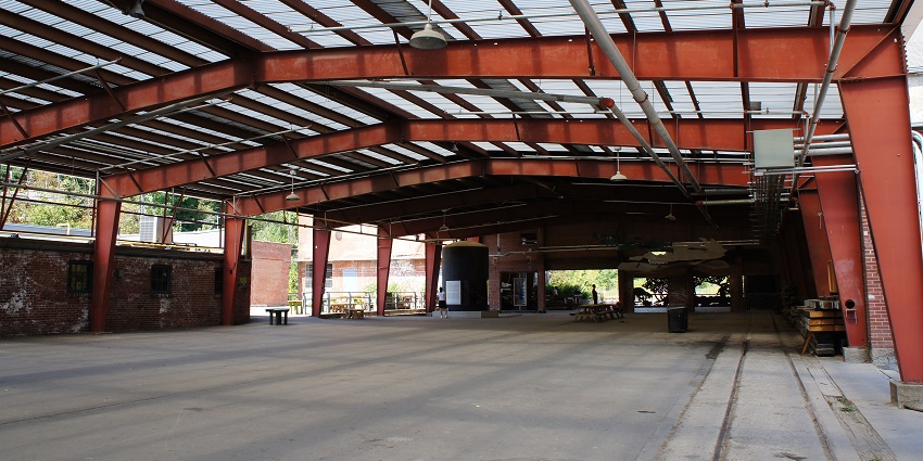 An image of the Evergreen Brick Works.