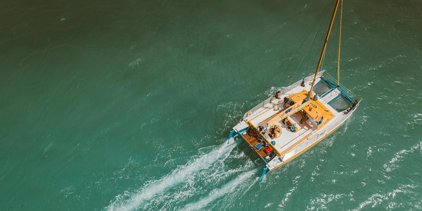 Experiencing a Catamaran trip is an amazing experience in Greece for travellers.
