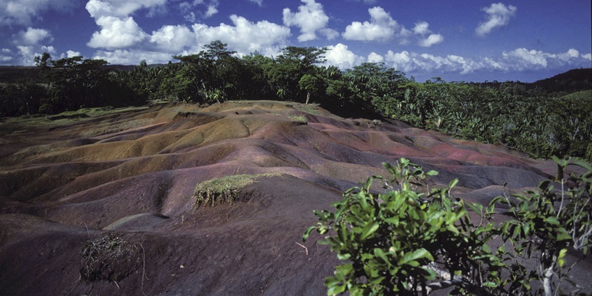 Visiting Chamarel Seven Colored Earth Geopark is one of the things to do in Mauritius.