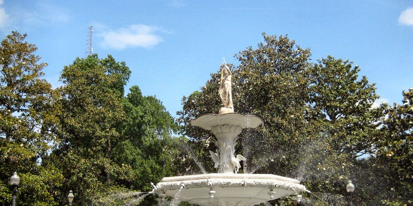 Explore Forsyth Park, an iconic park with fountains, gardens, and tranquil walking paths.