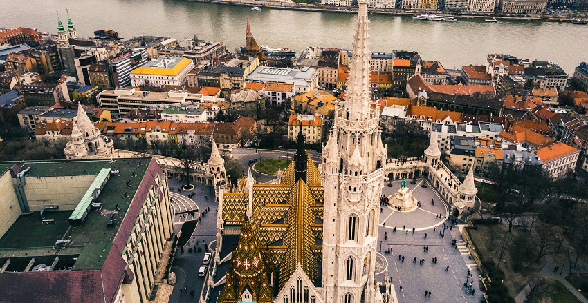 A picture of Gothic architecture, that offers some of the best things to do in Budapest.