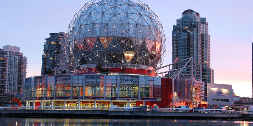 An outside view of Science Tower which is one of the things to do in Vancouver.