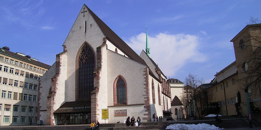 The interior of the Basel Historical Museum, one of the important museums in Switzerland.