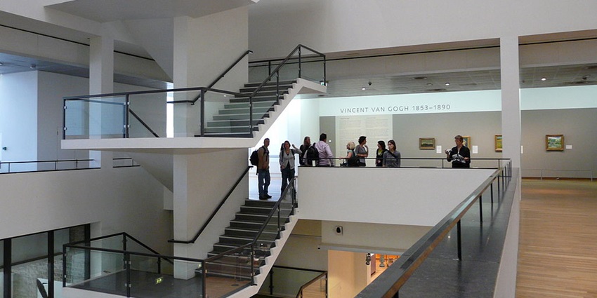 The interior area of the museum where the collections are displayed