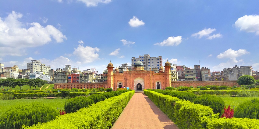 Snapshot of the on of the most visit forts in Lalbagh in Bangladesh
