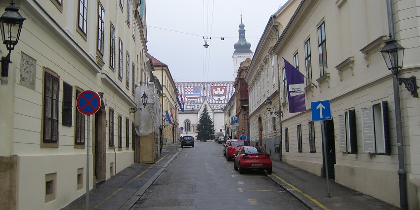 A view of the Museum of Broken Relationships in Zagreb, one of the most interesting spots.
