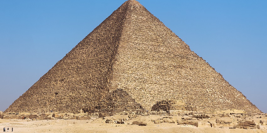 The Great Pyramid of Giza , one of the best things to do in Cairo in December.