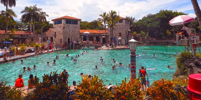 Exploring the Venetian Pool is one of the best things to do in Miami in October.