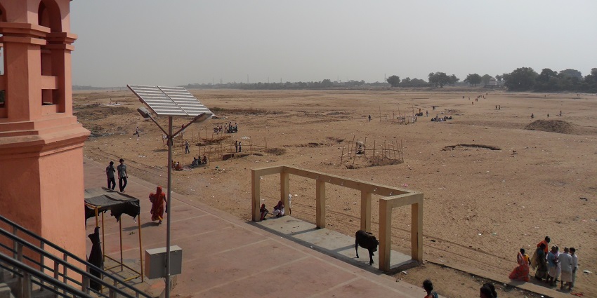 Sacred river in Gaya, important for Hindu rituals and pilgrimage