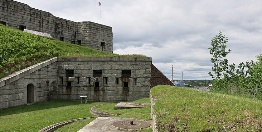 An image of Fort Knox, the renowned gold depository and military site in Kentucky.