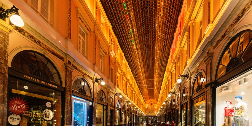 The Galeries Royales Saint-Hubert offers an exclusive shopping experience