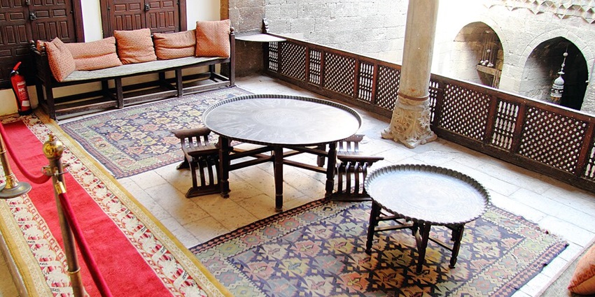 The beautiful inside picture of this art and architectural Museum situated in Cairo, Egypt.