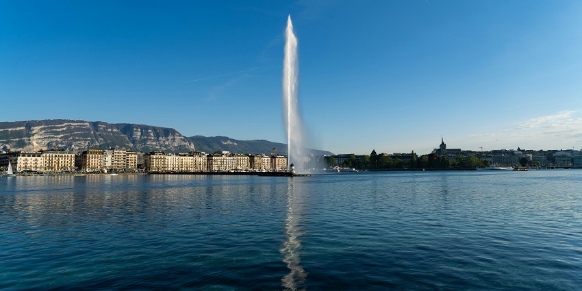 Picturesque view of Geneva - city with beautiful architecture - places to visit in Switzerland