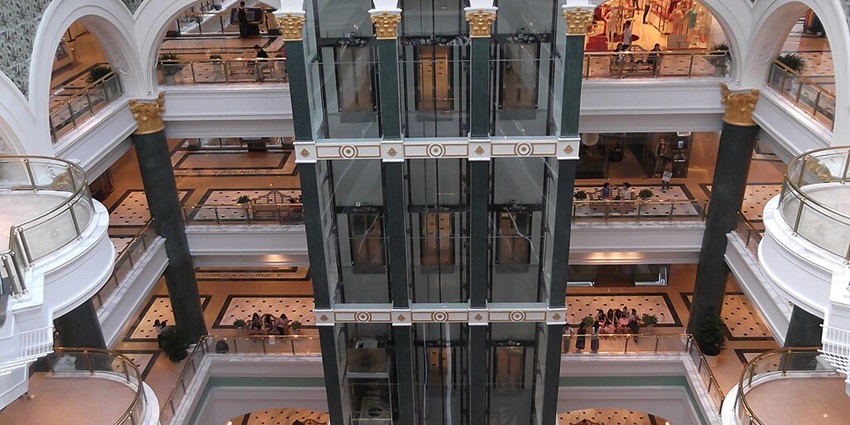 Image showing the interiors of the Global Harbor Mall.