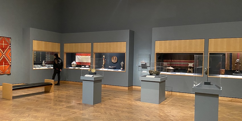 A picture of innovative exhibits at Godot Institute, a popular art gallery in Budapest.