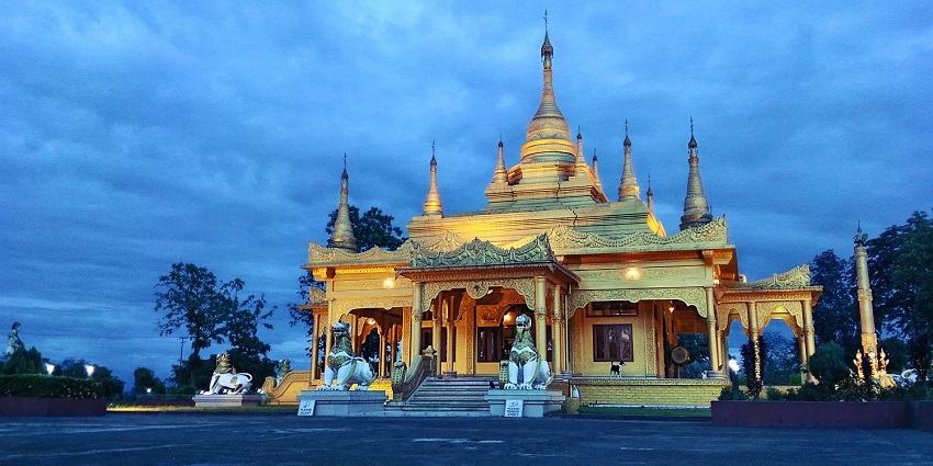 Find peace and golden charm at Namsai’s iconic Golden Pagoda