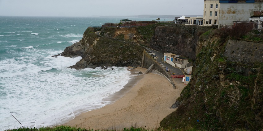 An image of Great Western Beach, one of the more secluded beaches in England.