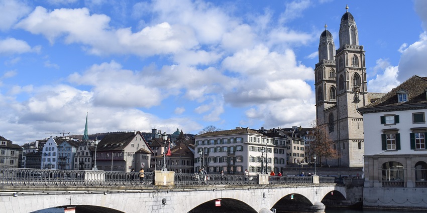 The historic Grossmünster is one of the must-visit spiritual places to visit in Zurich.