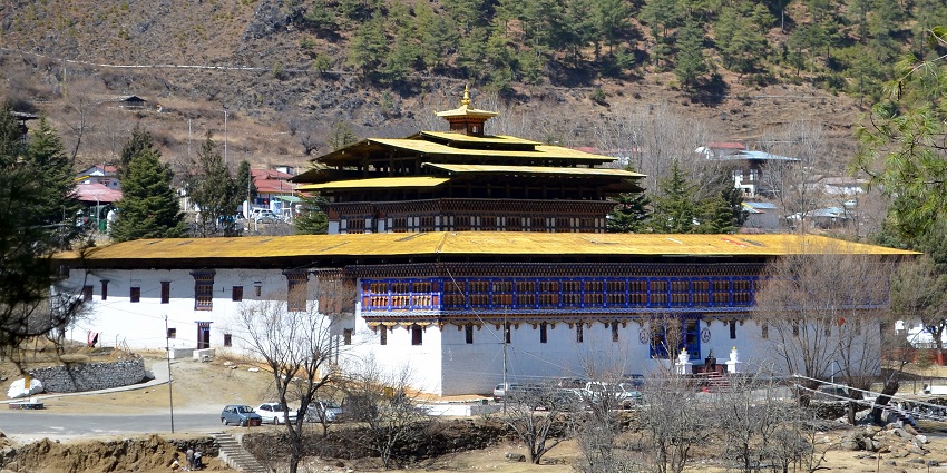 Haa Dzong, a former monk’s house in Haa District, which also houses Haa Valley in Bhutan