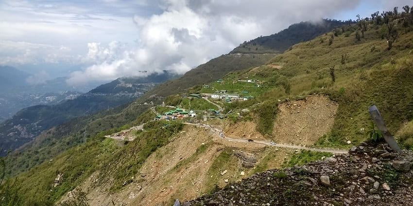 Peaceful hilltop temple with panoramic views of Gangtok’s landscape.