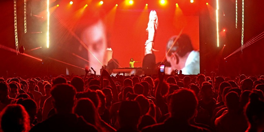 Famous nightclub in Tel Aviv offering electronic music and dance.