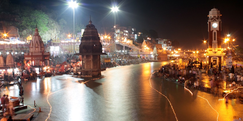 Famous ghat in Haridwar for Ganga Aarti and spirituality, featured in Haridwar travel guide.