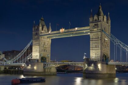 An image Tower Bridge London with picturesque view - find the haunted places in London