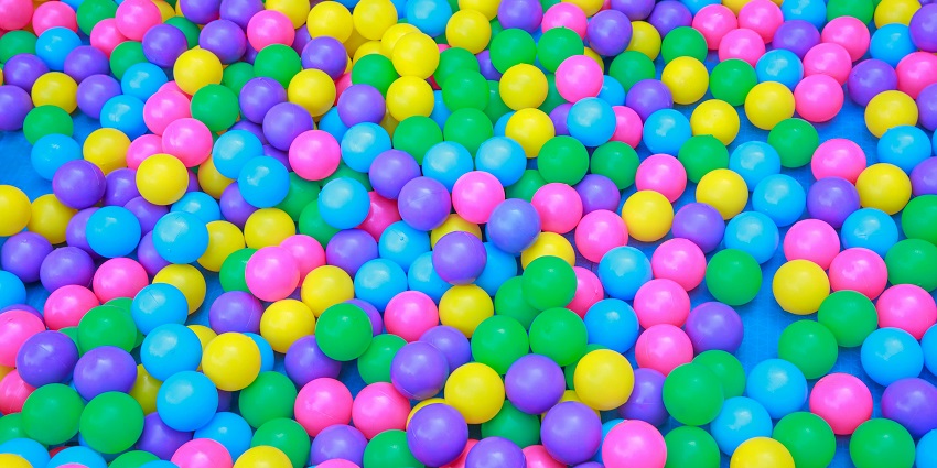 An image of the Bubble World, the best place for Valentines Day in Los Angeles.