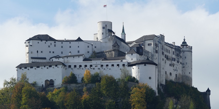 A picture of Hohensalzburg Fortress, which offers some of the top things to do in Salzburg.