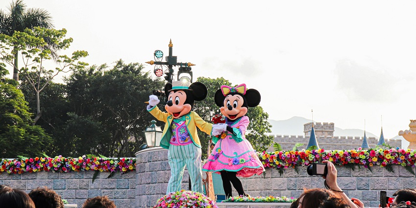 Enjoy a variety of things like rides, themes, and attractions at Hong Kong Disneyland.